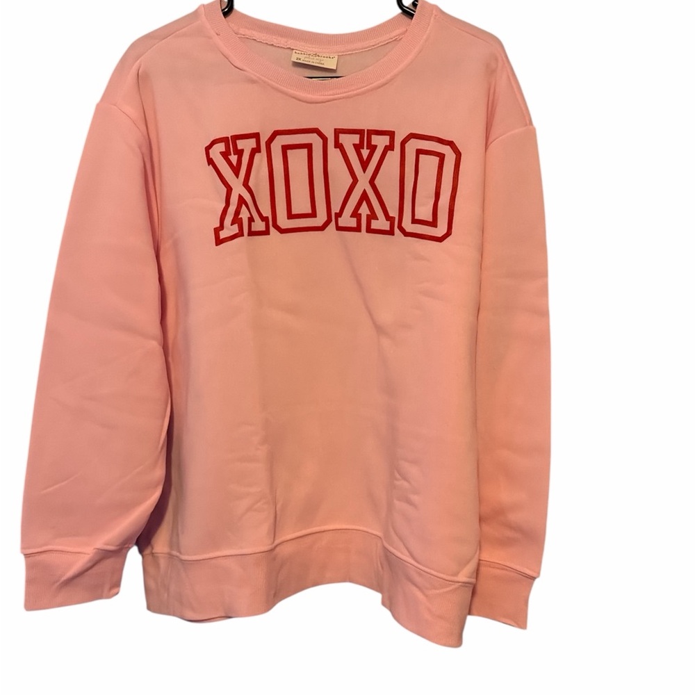 Bobbie Brooks Light Pink Plus Size Top - Picture 1 of 3
